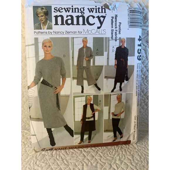 Sewing with Nancy Misses Dress Sewing Pattern sz 8-22 4159 - uncut - Picture 11 of 12